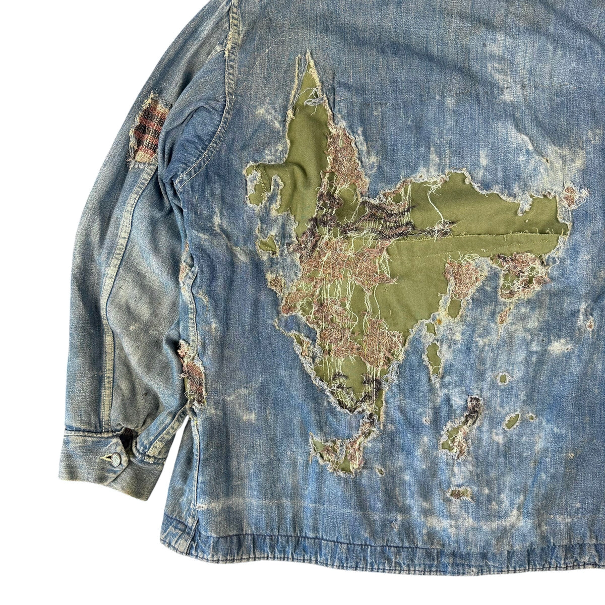 1950's/60's Distressed &amp; Repaired Chore Jacket (XL)